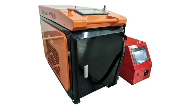 Machine de soudage laser soudant l'acier au carbone