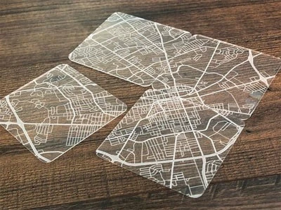 Using fiber laser machine to mark acrylic panel Using fiber laser machine to mark acrylic panel